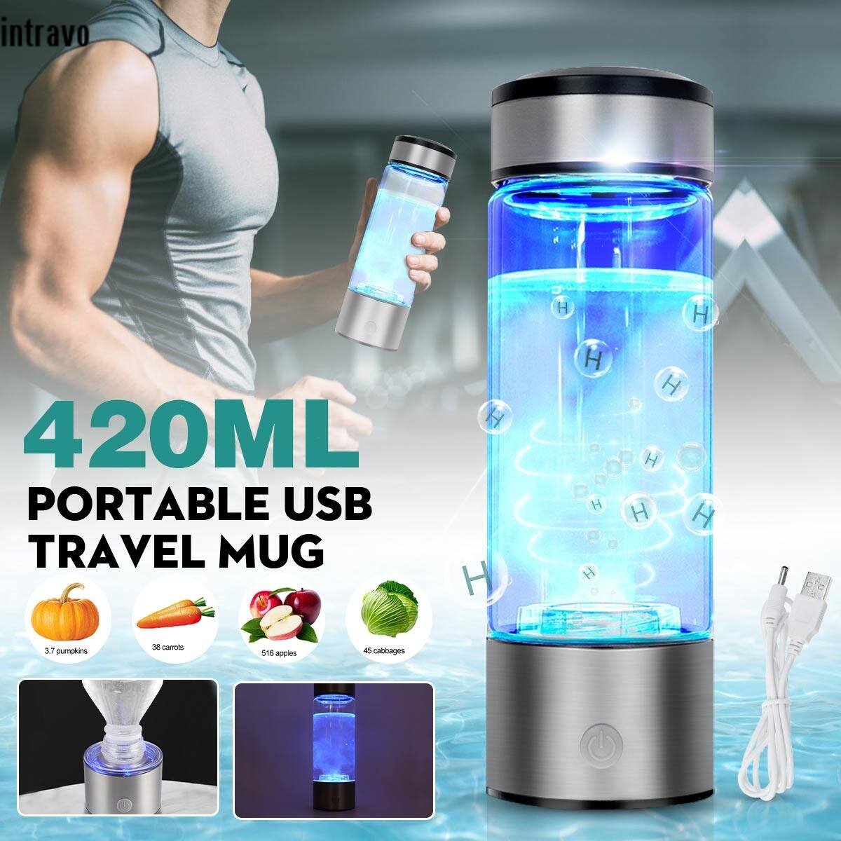 فواید قمقمه هیدروژن ساز برای ورزشکاران